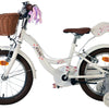 Volare Blossom Barncykel 16 tum, dubbla handbromsar, Vit - För barn 4-6 år