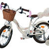 Volare Blossom Barncykel 16 tum, dubbla handbromsar, Vit - För barn 4-6 år