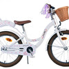 Volare Blossom Barncykel 18 tum, Vit - Lilla Cykelbutiken