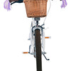 Volare Blossom Barncykel 18 tum, Vit - Lilla Cykelbutiken