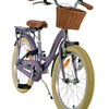 Volare Blossom børnecykel med kurv, 20 tommer lilla