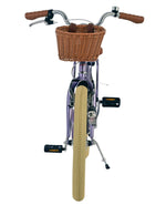 Volare Blossom børnecykel med kurv, 20 tommer lilla