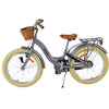 Volare Blossom børnecykel med kurv, 20 tommer lilla