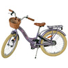 Volare Blossom børnecykel med kurv, 20 tommer lilla