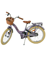 Volare Blossom børnecykel med kurv, 20 tommer lilla