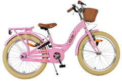 Volare Blossom Barncykel, 20 tum Rosa Två handbromsar - För barn 6-8 år