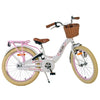 Volare Blossom Barncykel 20 tum, Vit Retro - För barn 6-8 år
