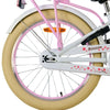 Volare Blossom Barncykel 20 tum, Vit Retro - För barn 6-8 år