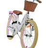Volare Blossom Barncykel 20 tum, Vit Retro - För barn 6-8 år
