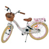 Volare Blossom Barncykel 20 tum, Vit Retro - För barn 6-8 år