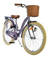 Volare Blossom Barncykel 24 tum, Lila Två handbromsar - För barn 8-10 år
