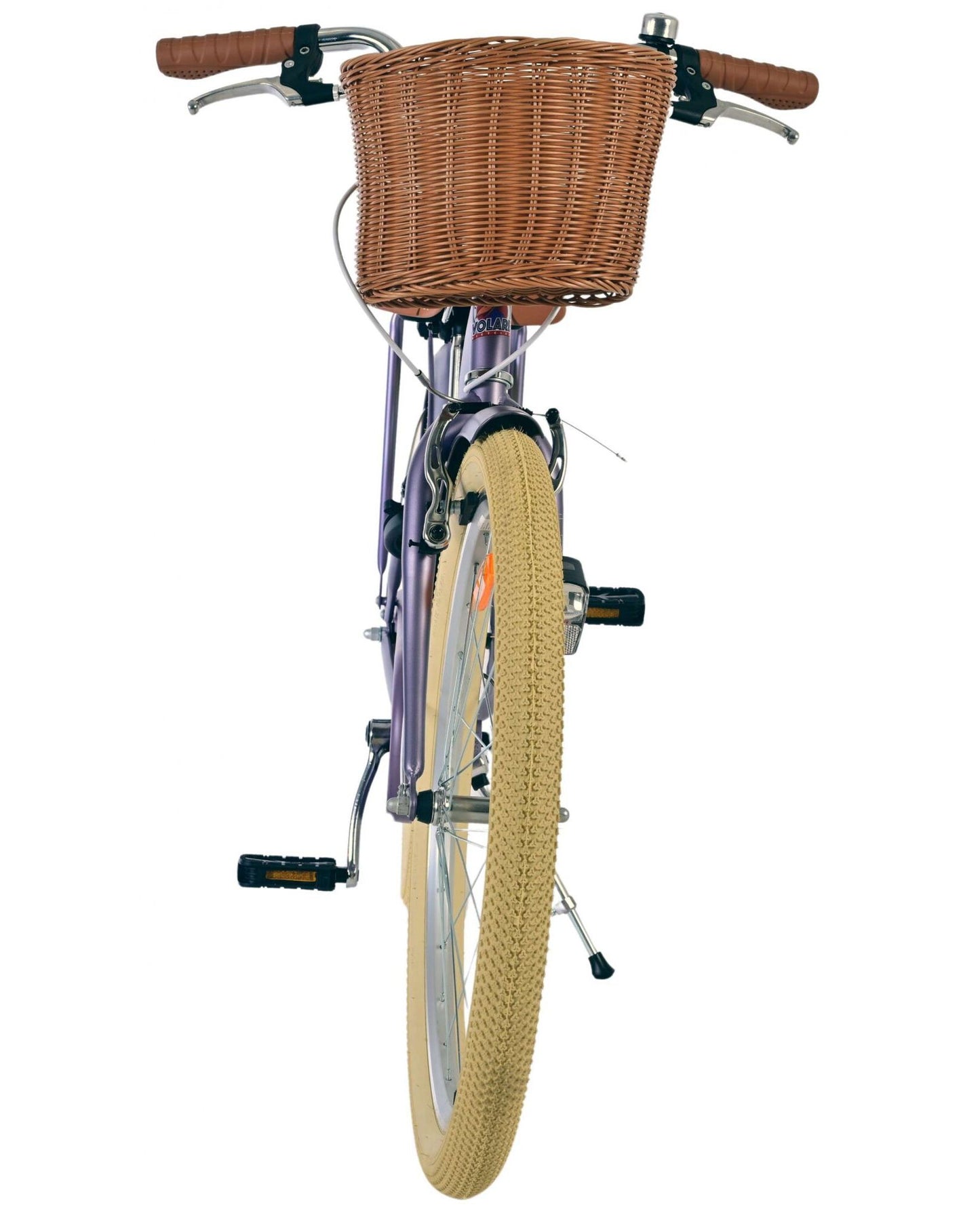 Volare Blossom Barncykel 24 tum, Lila Två handbromsar - För barn 8-10 år