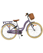 Volare Blossom Barncykel 24 tum, Lila 3 växlar - För barn 8-10 år