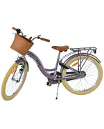 Volare Blossom Barncykel 24 tum, Lila 3 växlar - För barn 8-10 år