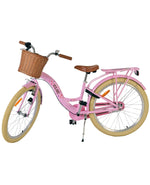 Volare Blossom Barncykel 24 tum, Rosa 3 växlar - För barn 8-10 år