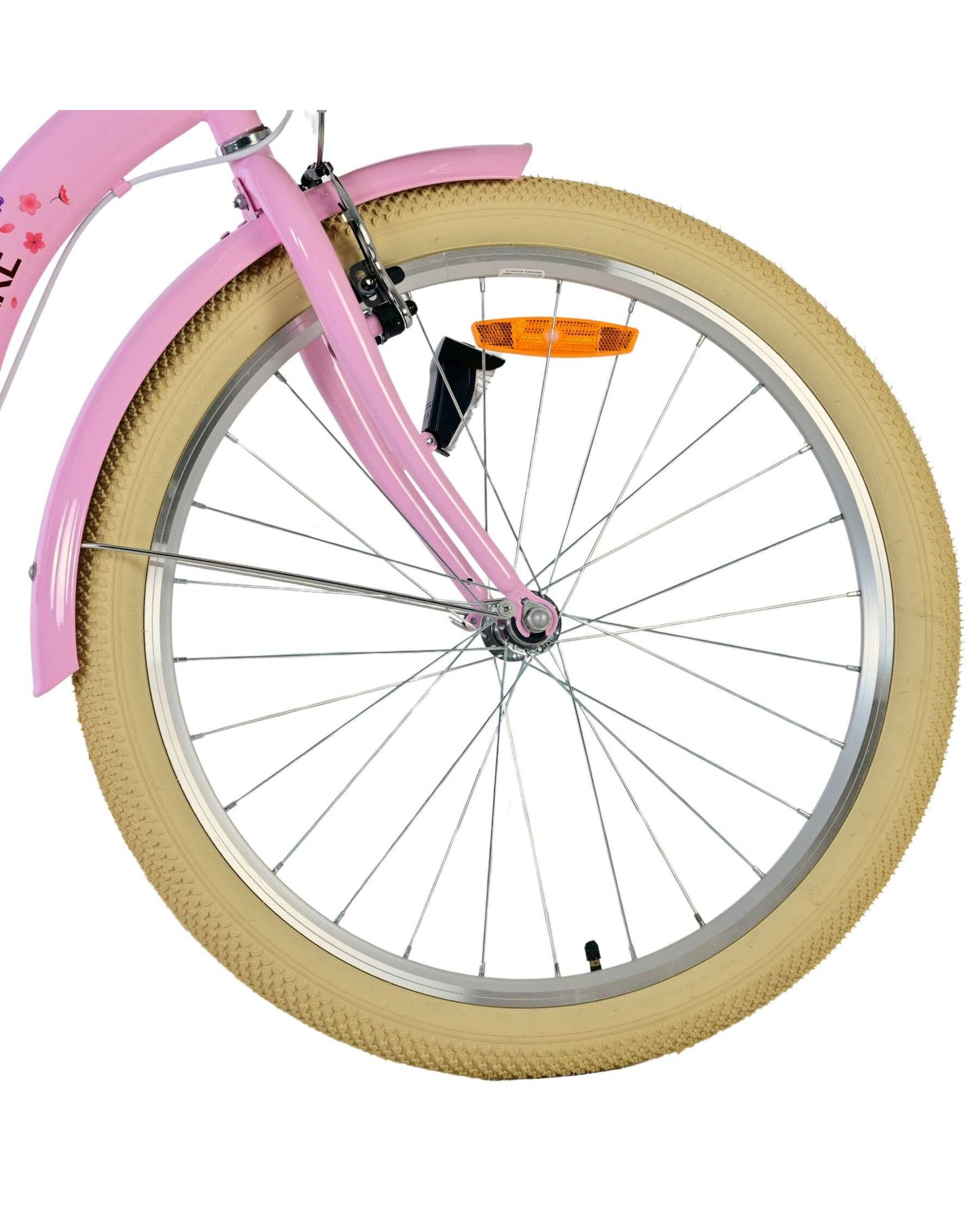Volare Blossom Barncykel 24 tum, Rosa Två handbromsar - För barn 8-10 år