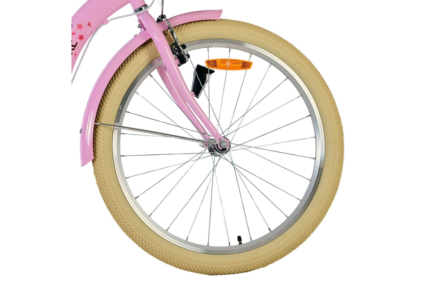 Volare Blossom Barncykel 24 tum, Rosa Två handbromsar - För barn 8-10 år