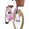 Volare Blossom Barncykel 24 tum, Rosa Två handbromsar - För barn 8-10 år