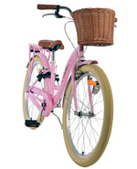 Volare Blossom Barncykel 24 tum, Rosa Två handbromsar - För barn 8-10 år