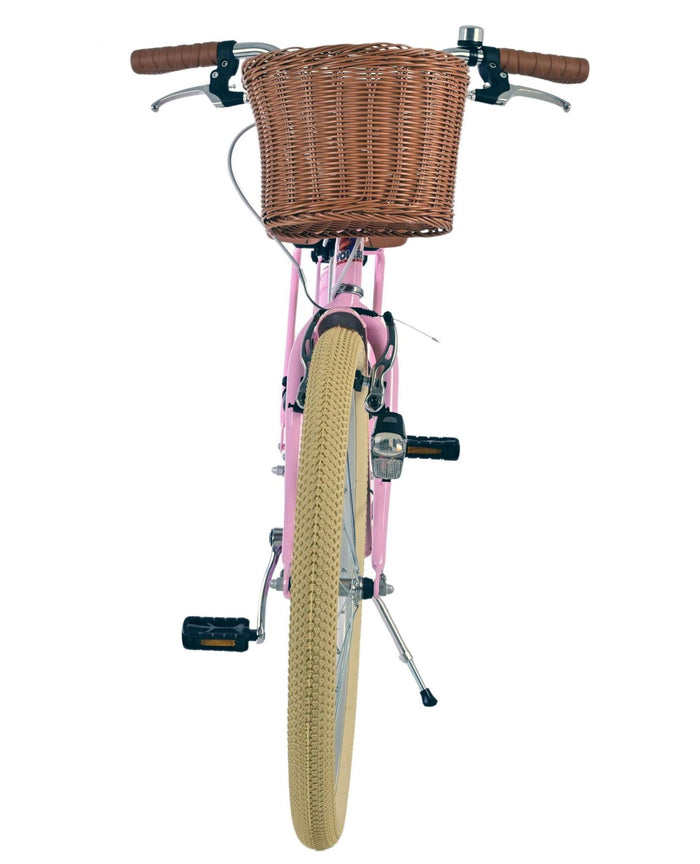 Volare Blossom Barncykel 24 tum, Rosa Två handbromsar - För barn 8-10 år