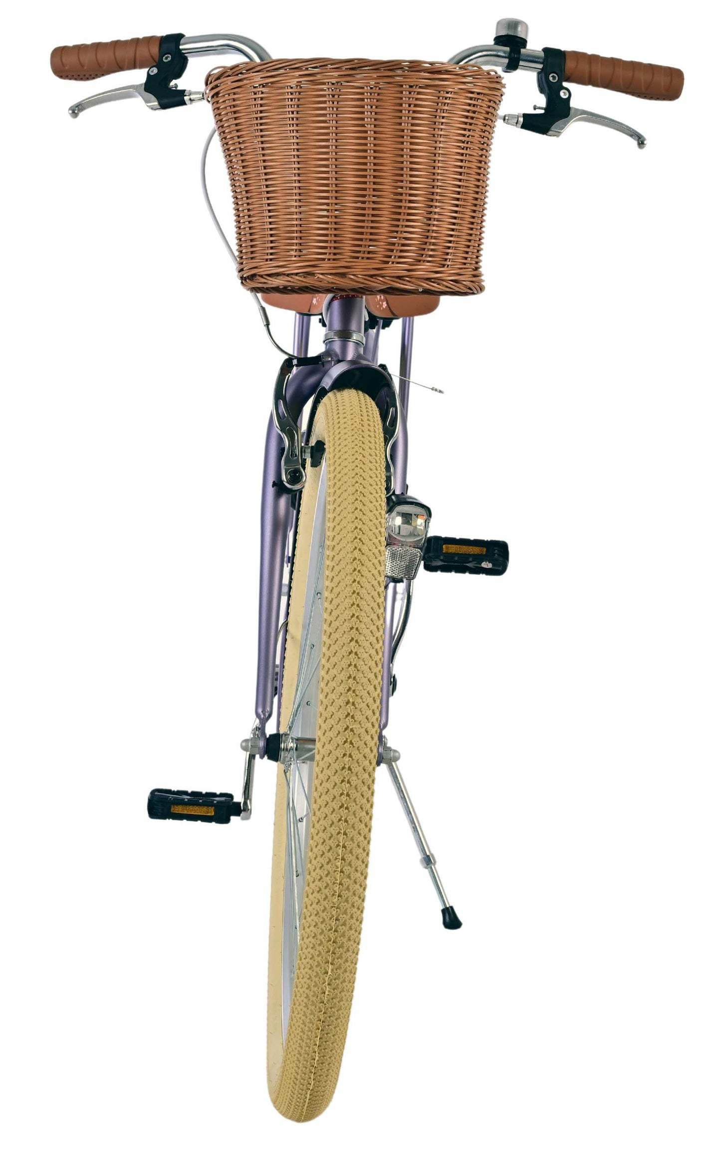 Volare Blossom Barncykel 26 tum, dubbla handbromsar, Lila - För barn 9-12 år