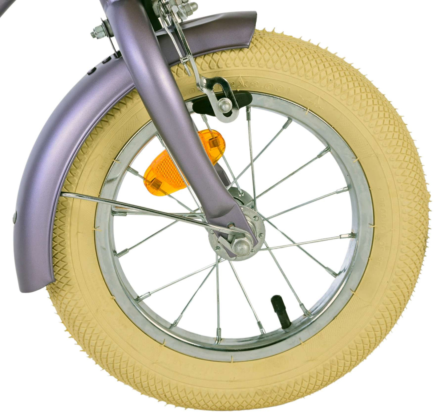 Volare Blossom Barncykel, 12 tum - Lilla Cykelbutiken