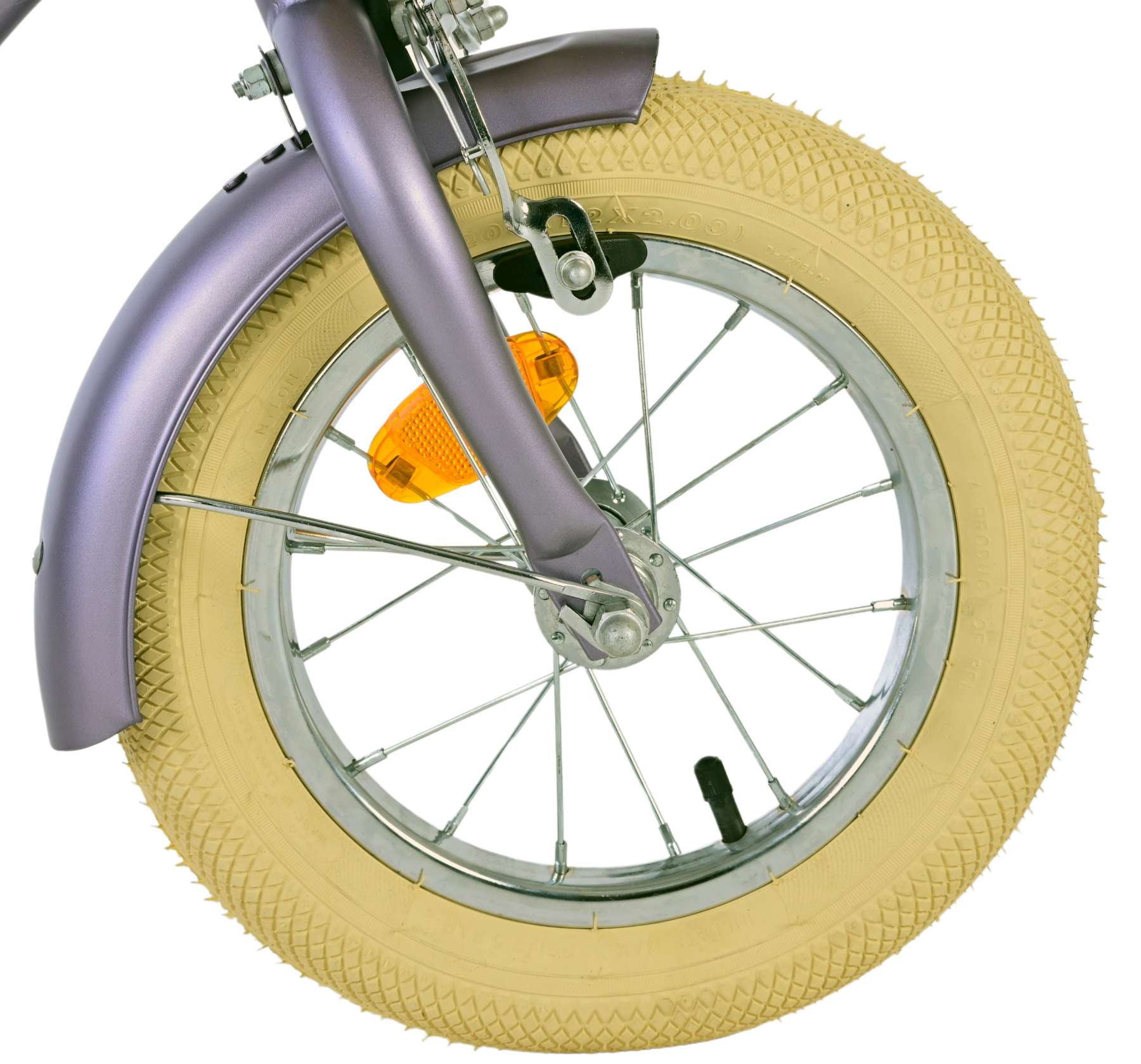 Volare Blossom Barncykel, 12 tum - Lilla Cykelbutiken