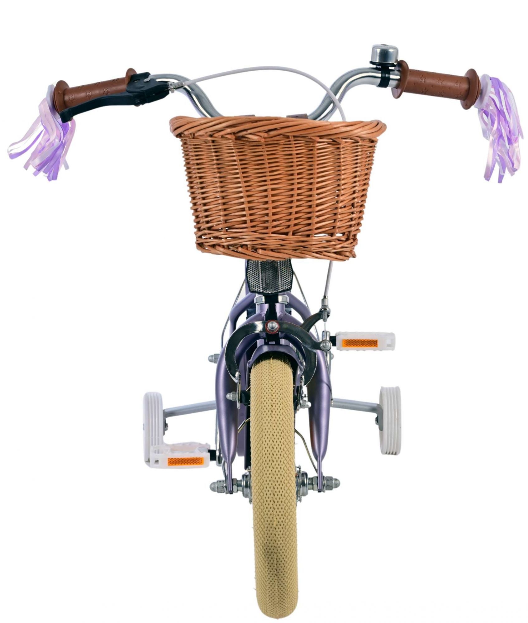 Volare Blossom Barncykel, 12 tum - Lilla Cykelbutiken