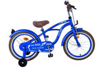 Volare Blue Cruiser Barncykel 16 tum, Blå - Lilla Cykelbutiken