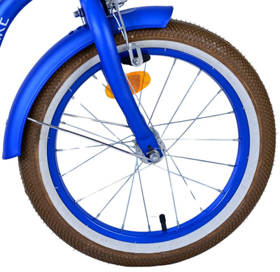 Volare Blue Cruiser Barncykel 16 tum, Blå - Lilla Cykelbutiken