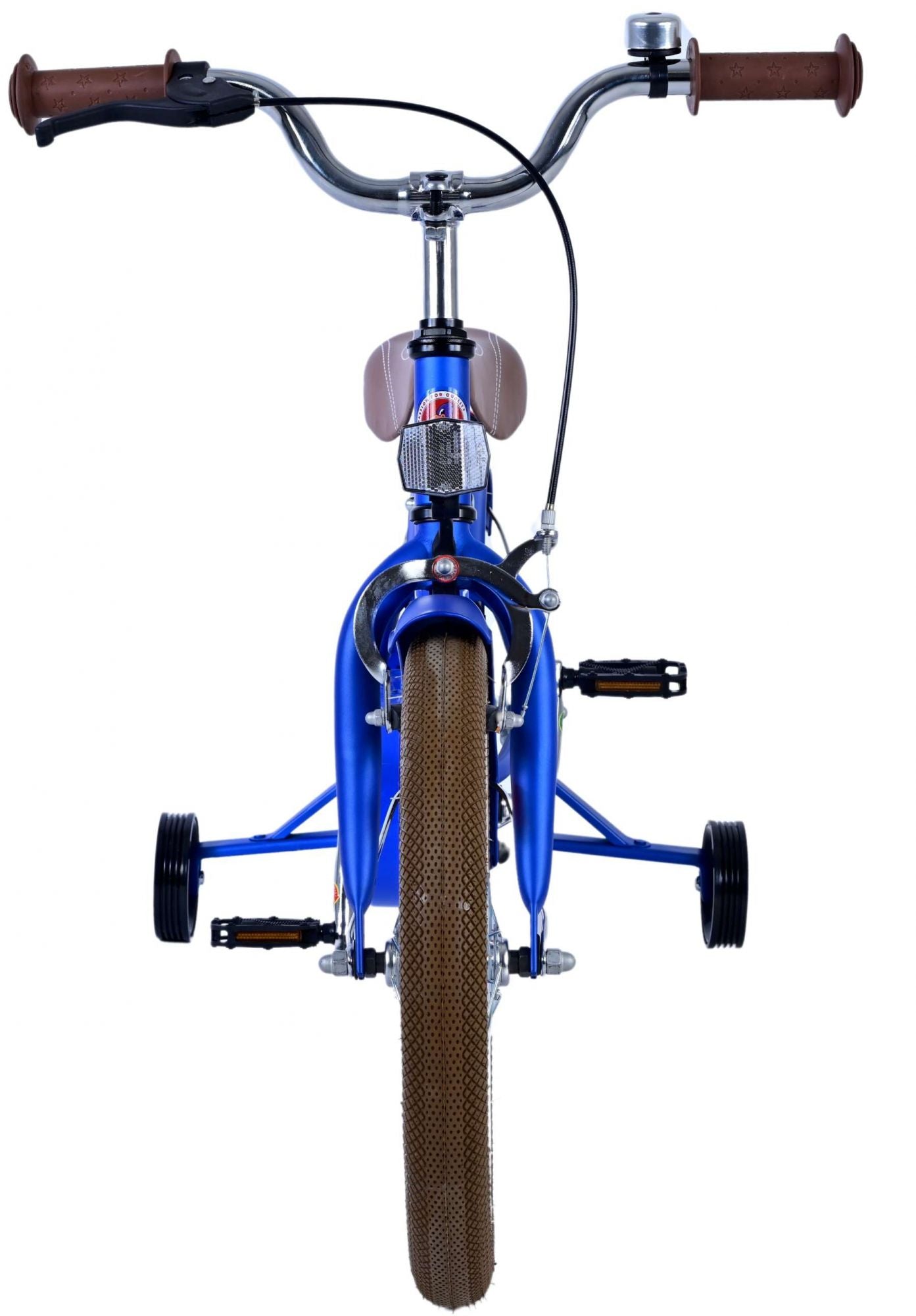 Volare Blue Cruiser Barncykel 16 tum, Blå - Lilla Cykelbutiken