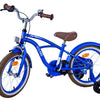Volare Blue Cruiser Barncykel 16 tum, Blå - Lilla Cykelbutiken