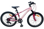 Volare Boost Barncykel 24 tum, 21 växlar, dubbla handbromsar, Rosa - För barn 8-10 år