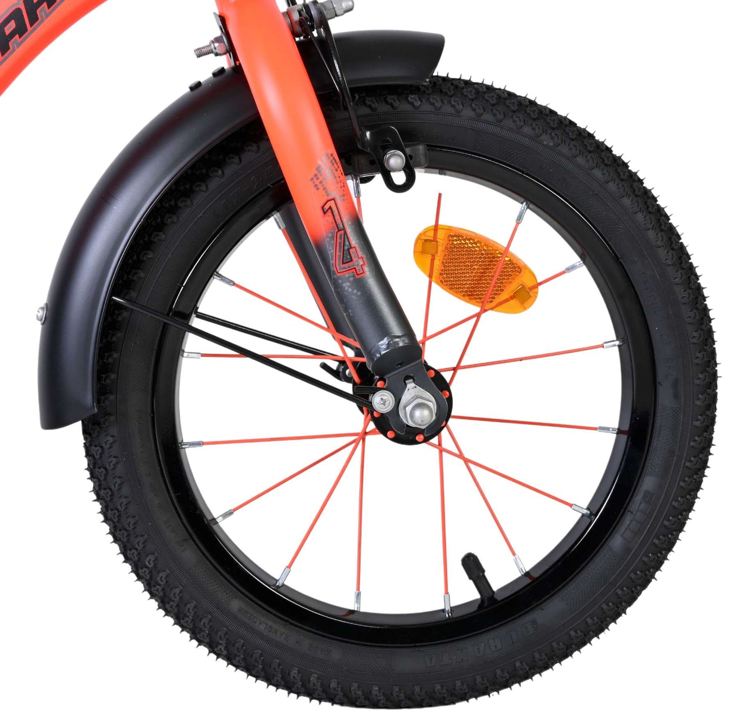 Volare Thombike Barncykel 14 tum, Orange - För barn 5 år