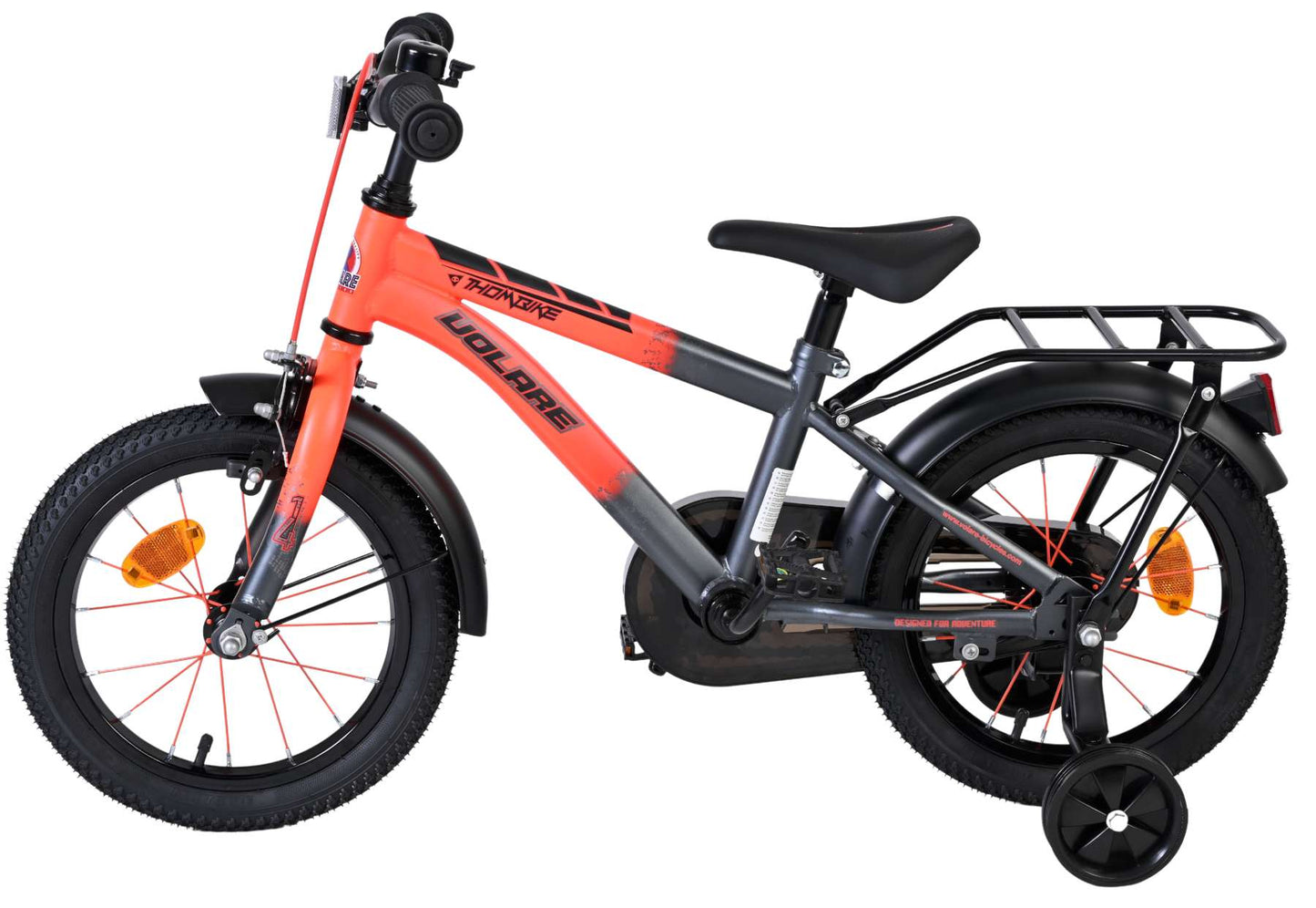 Volare Thombike Barncykel 14 tum, Orange - För barn 5 år