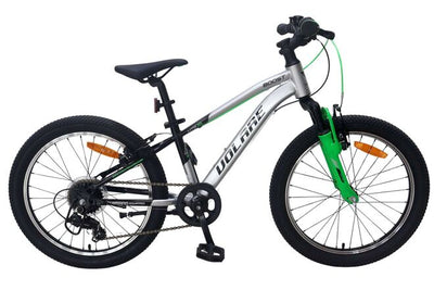 Volare Boost Barncykel 26 tum, 21 växlar, dubbla handbromsar, Silver - För barn 9-12 år
