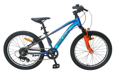 Volare Boost Barncykel 20 tum, 7 växlar, dubbla handbromsar, Blå - För barn 6-8 år
