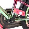 Volare Chrome Rosa Grön 16 tum – Barncykel med stödhjul