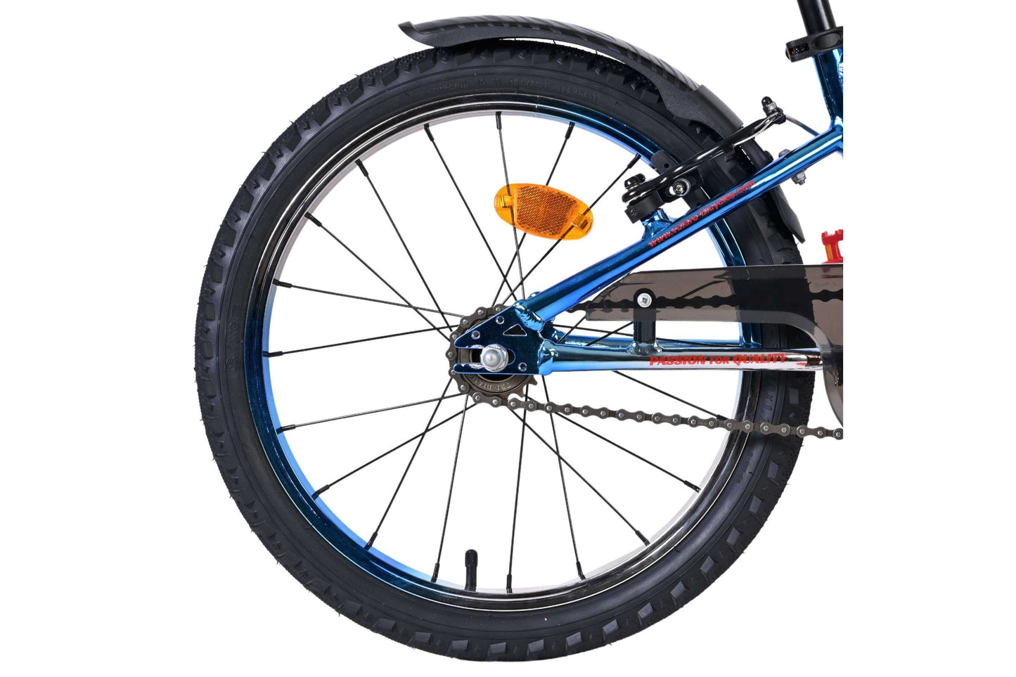 Volare Chrome 18 tum barncykel – För barn 4–7 år