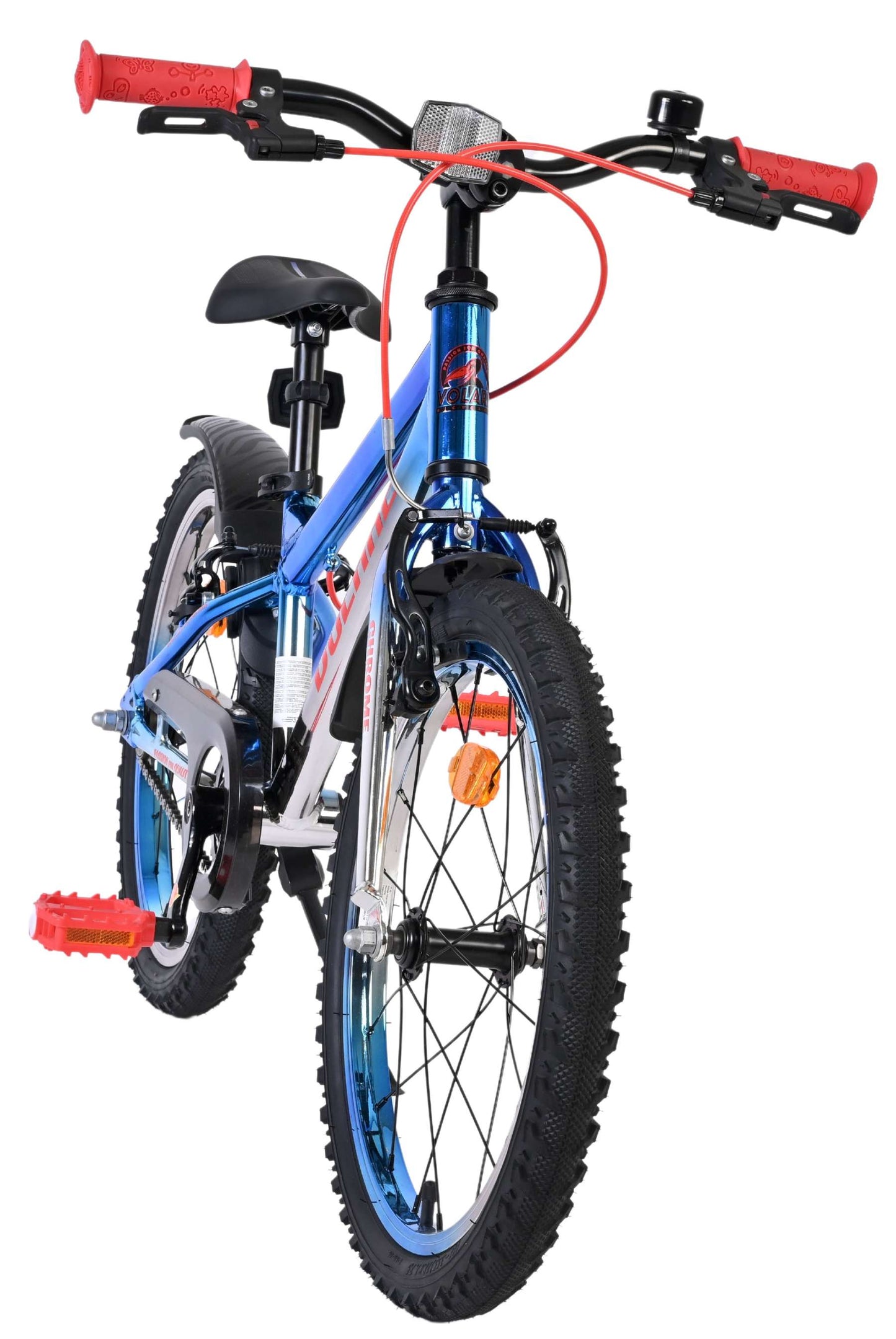 Volare Chrome Barncykel 16 tum, Blå - För barn 4-6 år