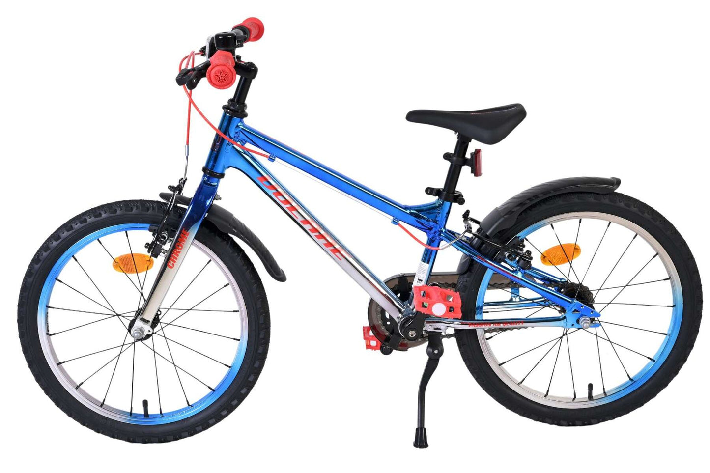 Volare Chrome 18 tum barncykel – För barn 4–7 år
