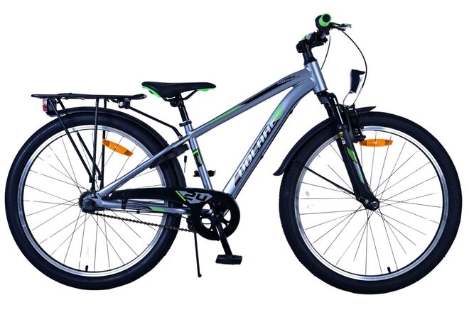 Volare Cross Barncykel 24 tum, Grå - För barn 8-10 år