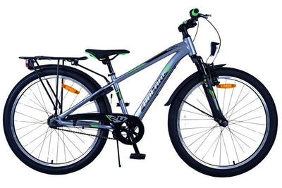 Volare Cross Barncykel 24 tum, Grå - För barn 8-10 år
