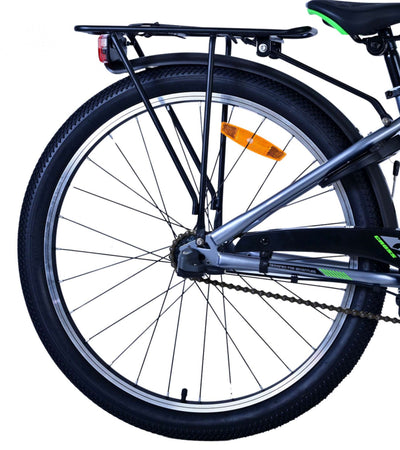 Volare Cross Barncykel 24 tum, Grå - För barn 8-10 år