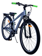 Volare Cross Barncykel 24 tum, Grå - För barn 8-10 år