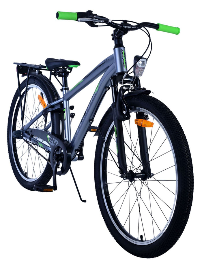 Volare Cross Barncykel 24 tum, Grå - För barn 8-10 år