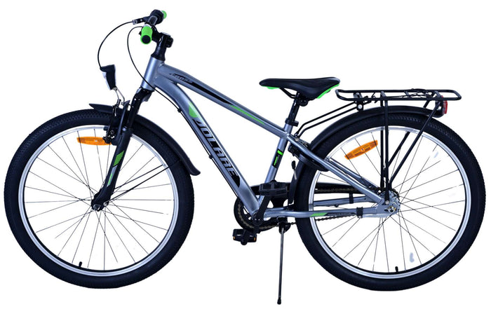 Volare Cross Barncykel 24 tum, Grå - För barn 8-10 år