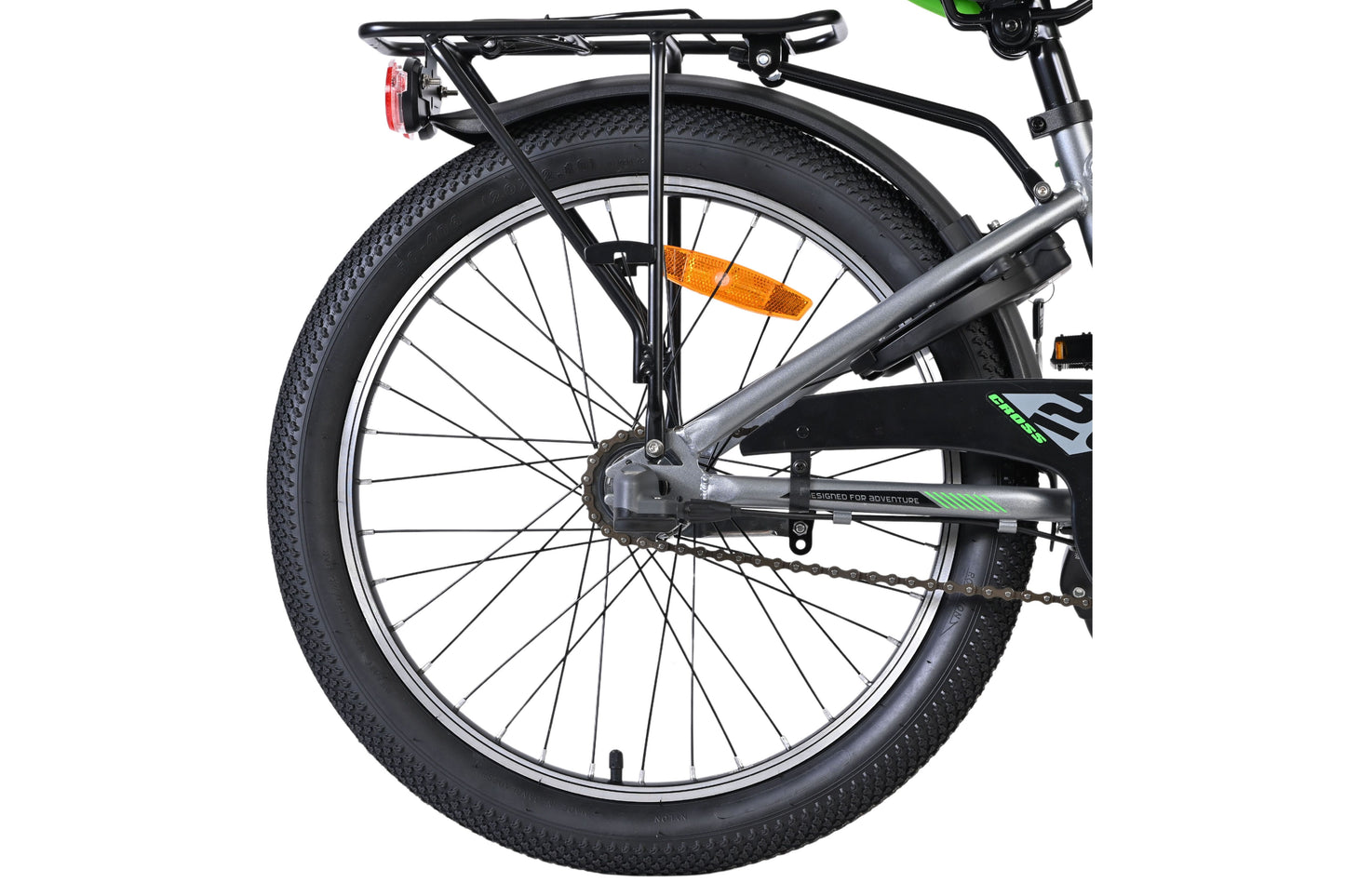 Volare Cross 20 tum Barncykel med Shimano Nexus 3 Grå - För barn 6-8 år