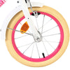 Volare Excellent 14 tum barncykel vit - För barn 3-5 år
