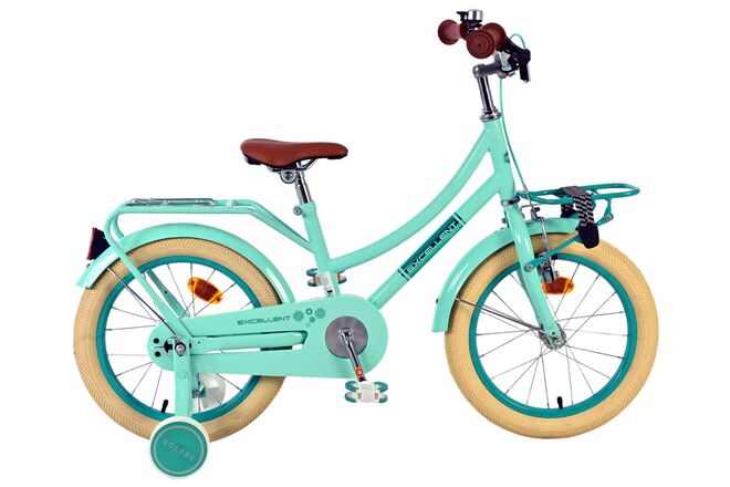 Volare Excellent Barncykel 16 tum, Grön - För barn 4-6 år
